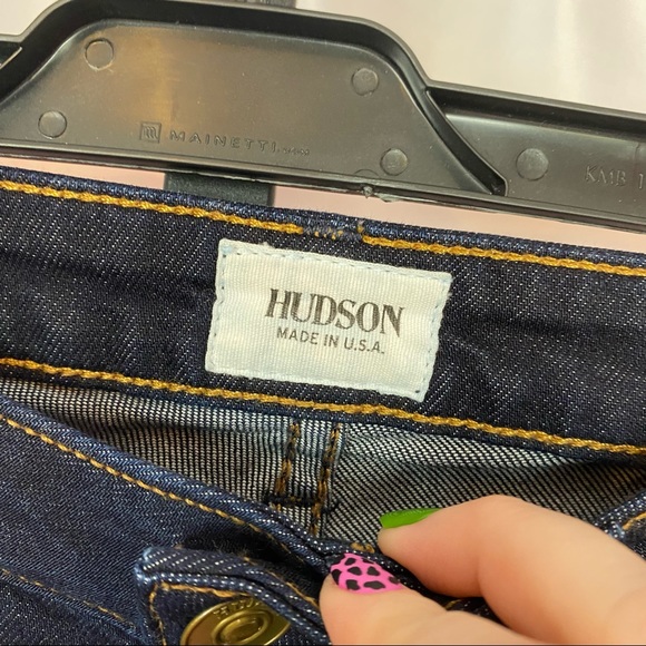 Hudson Dark Wash Wide Leg Jeans, size 26 - Picture 2 of 8